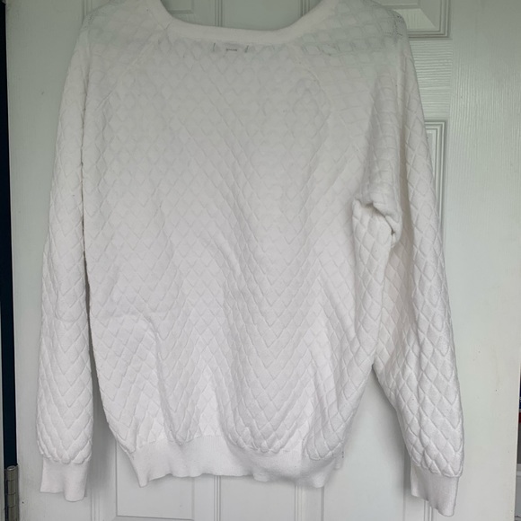 White Patterned Sweater - Picture 6 of 7